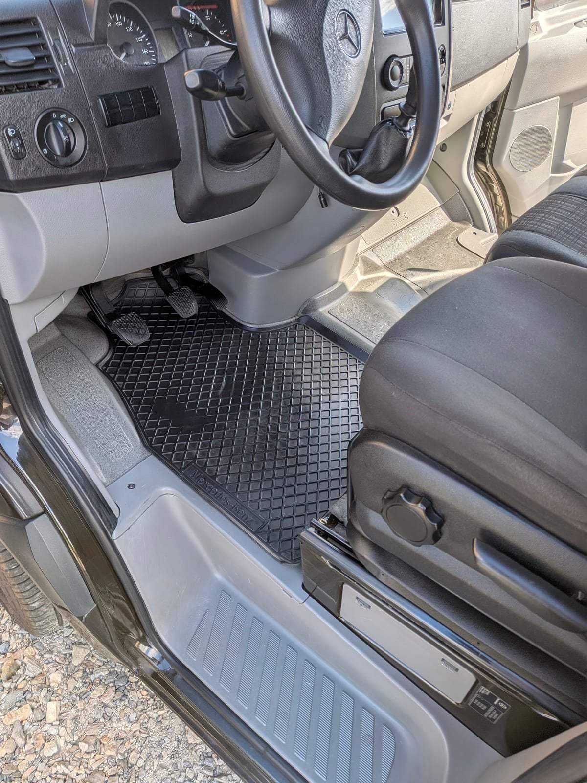 Après nettoyage cabine Mercedes Sprinter