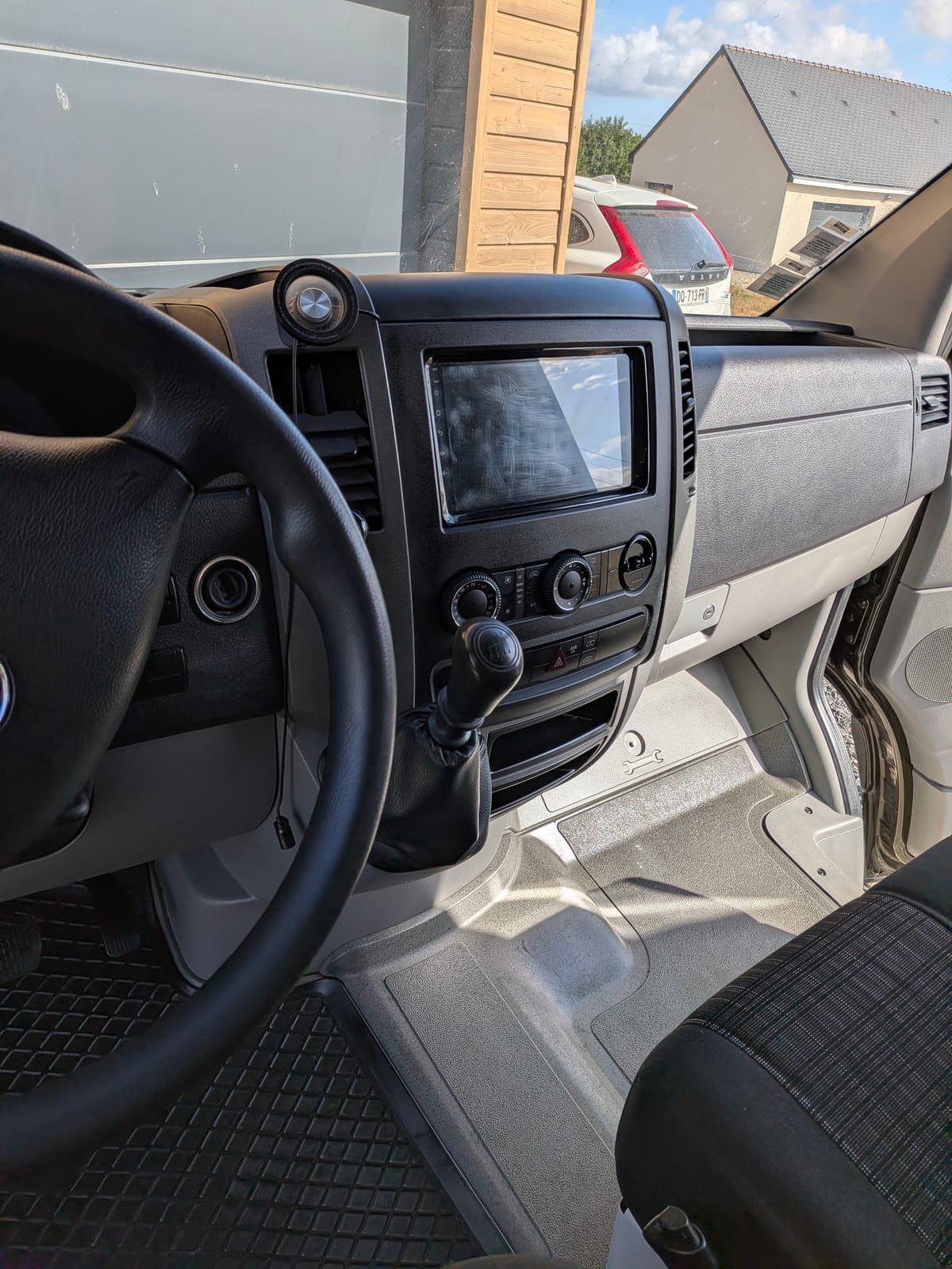 Après nettoyage cabine Mercedes Sprinter