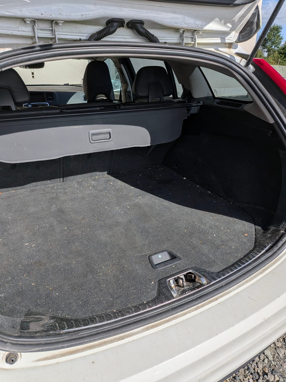 Avant nettoyage intérieur Volvo