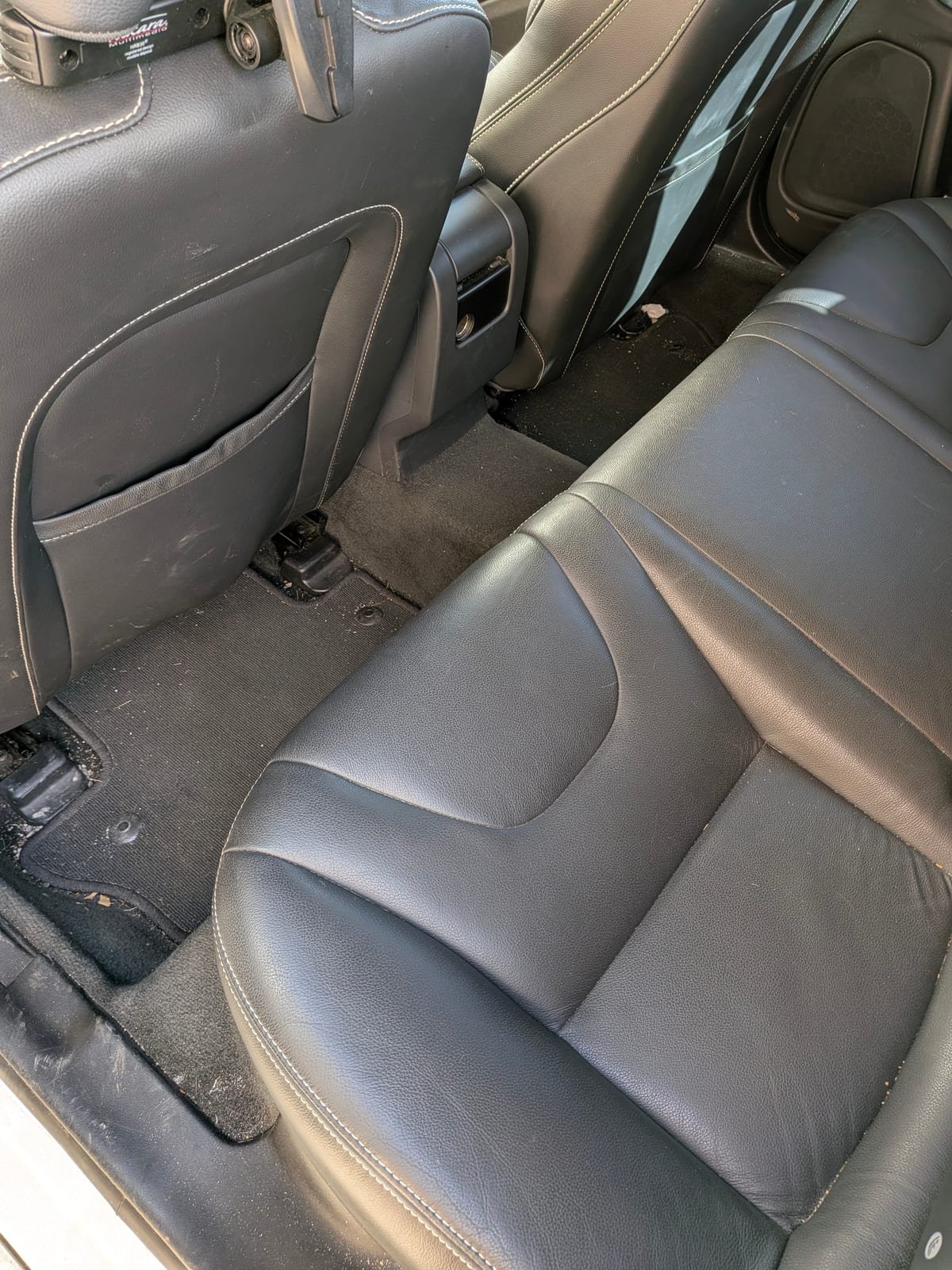 Avant nettoyage intérieur Volvo